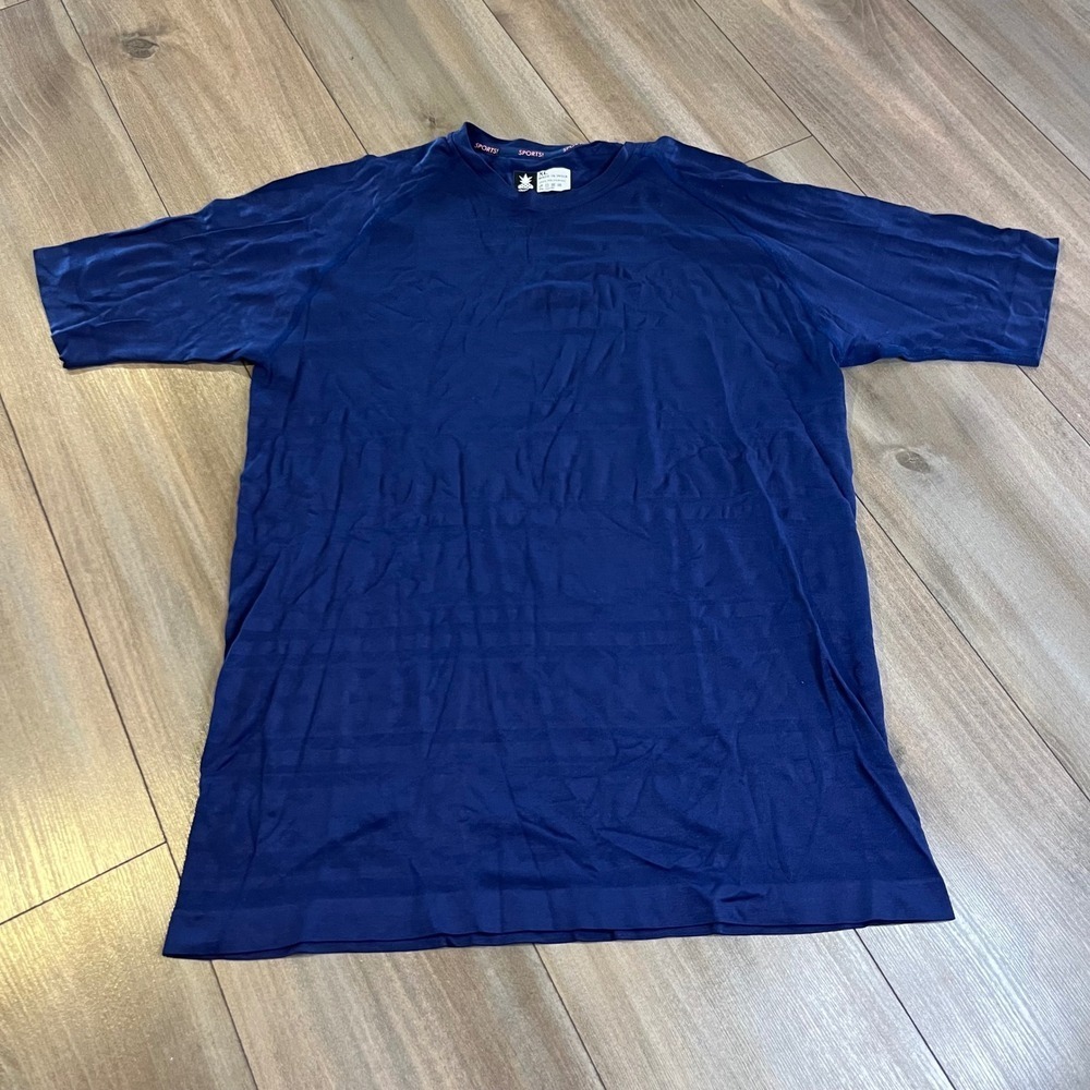 Chubbies Blue Sports T Shirt Short Sleeve Casual Athleisure Men XL Bin O-73
